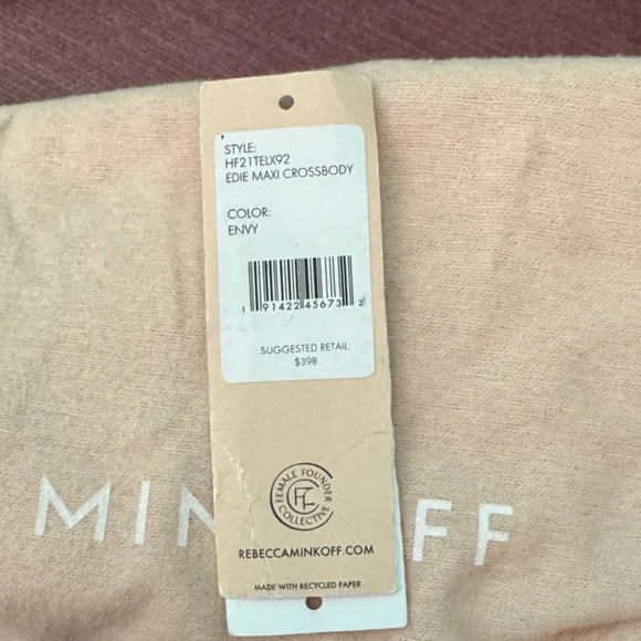 💚🤮🐸🦖Rebecca Minkoff Green Shoulder Bag with Gold Chain - Picture 2 of 16